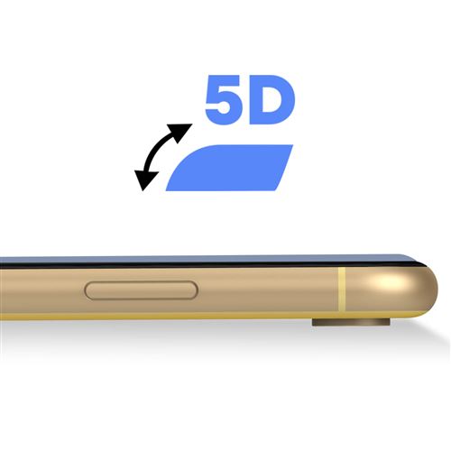 Verre trempé iPhone 15 Plus, Adhésion Totale Full Glue 5D
