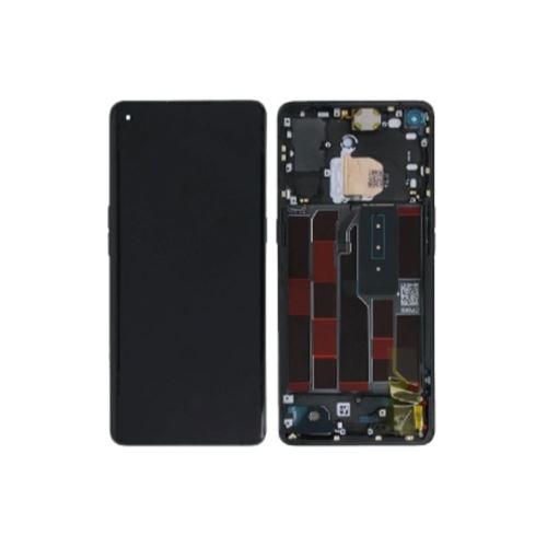 Original Ecran LCD et Vitre Tactile Noir Spatial Avec Chassis pour OPPO Reno 4 Pro 5G 4904736