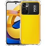 Pack Accessoires POCO M4 Pro 5G : Coque Silicone Noir + 2 Verres Trempés - Little Boutik