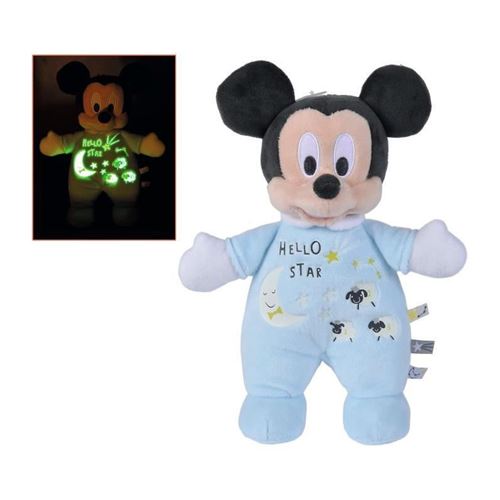 Disney - Peluche Mickey Lumineux Starry Night 25cm