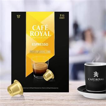 CAFE ROYAL PRO - 48 CAPSULES CAFE - ESPRESSO - Compatibles Machine à Café  Royal Pro UNIQUEMENT - Capsules sans Aluminium - Capsule café - Achat &  prix