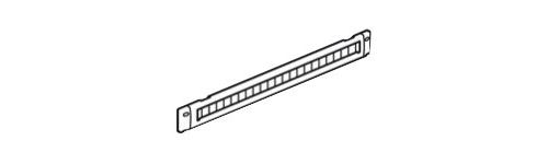 Legrand LCS² - Panneau de câble de rack avec brosse - noir RAL 9005 - 1U - 19