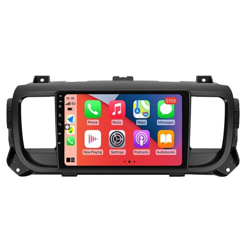 Autoradio Multimédia RoverOne Android 2Go RAM 32Go ROM GPS pour Citroen Jumpy 3 SpaceTourer 2016-2021 CarPlay Android Auto