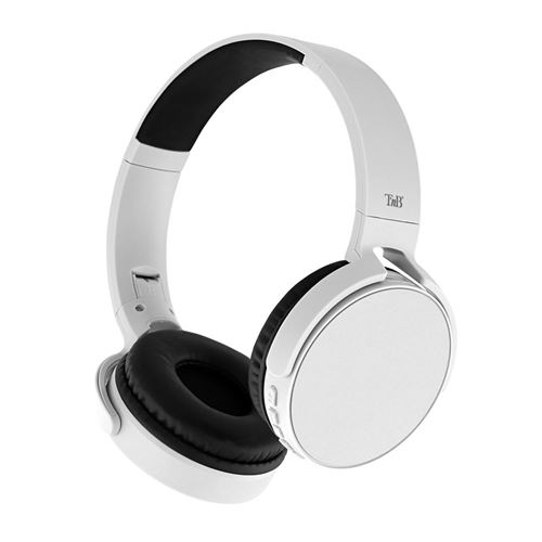 T'Nb Single 2 - Écouteurs Avec Micro - Circum-Aural - Bluetooth - Sans Fil - Jack 3,5Mm - Argent