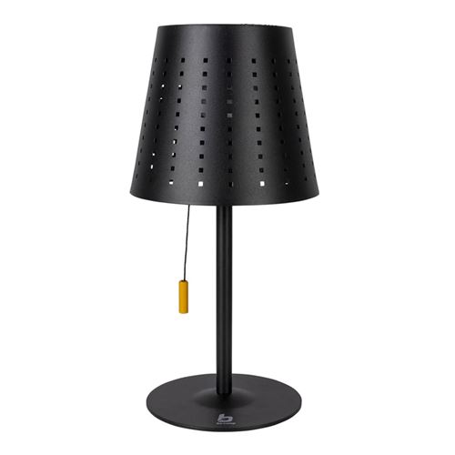 Bo-Camp Lampe de table solaire à LED Harter Noir
