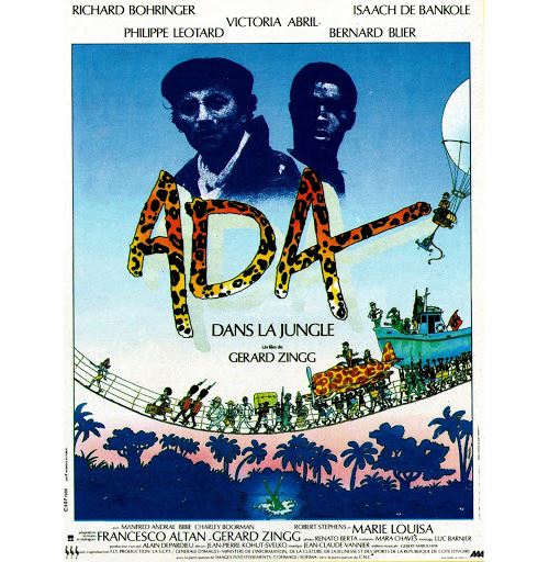 Ada dans la Jungle - Victoria Abril, Richard Bohringer - 40x60cm - Affiche de cinéma originale pliée