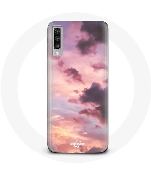 Coque Samsung Galaxy A70 Fond de coucher de soleil Maniacase