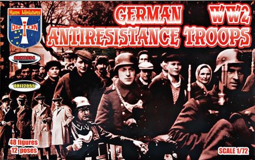 German Antiresistance Troops. Ww2 - 1:72e - Orion