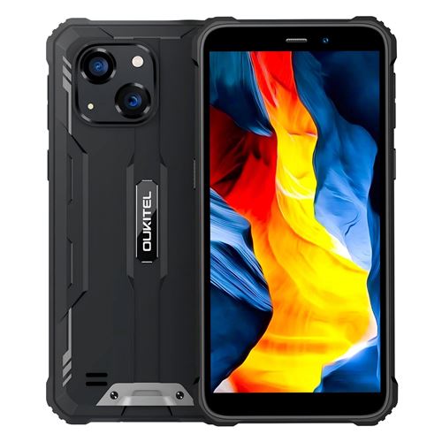 Smartphone 6GB 256GB Android 14 6.0 Pouces 4G Batterie 6300mAh Noir YONIS