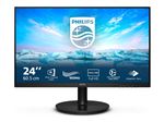 Philips V-line 241V8LAB - Écran LED - 24" (23.8" visualisable) - 1920 x 1080 Full HD (1080p) @ 100 Hz - VA - 250 cd/m² - 4000:1 - 4 ms - HDMI, VGA - haut-parleurs - noir texturé