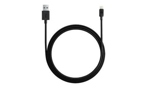 NoNDA ZUS - Câble Lightning - USB mâle droit pour Lightning mâle droit - 1.2 m - noir - pour Apple iPad/iPhone/iPod (Lightning)