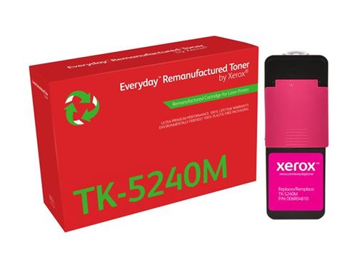 Xerox - Magenta - compatible - boîte - remanufacturé - cartouche de toner (alternative pour : Kyocera TK-5240M) - programme de retours Green World Alliance