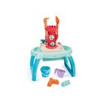 Table Sable Et Eau Ecoiffier – 3 Compartiments, Accessoires Inclus (tamis, Pelle, Moules), Dès 18 Mois, Fabriqué En France