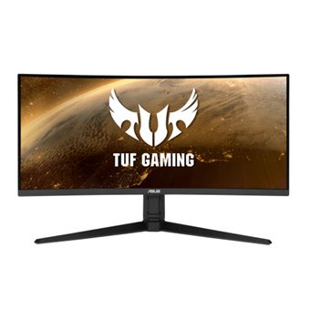 ASUS TUF Gaming VG34VQEL1A - Écran LED - jeux - incurvé - 34" - 3440 x 1440 UWQHD @ 100 Hz - VA - 300 cd/m² - 3000:1 - HDR10 - 1 ms - 2xHDMI, DisplayPort - haut-parleurs - noir