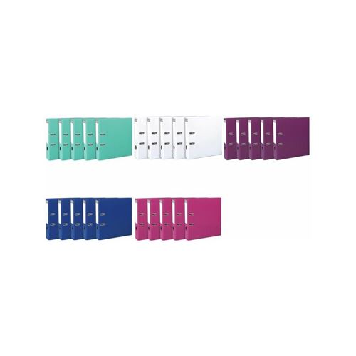 EXACOMPTA Classeur à levier Premium, A4, 80 mm, fuchsia