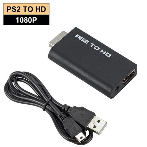 Adaptateur PS2 Playstation 2 HDMI - sortie audio - Straße Game ®