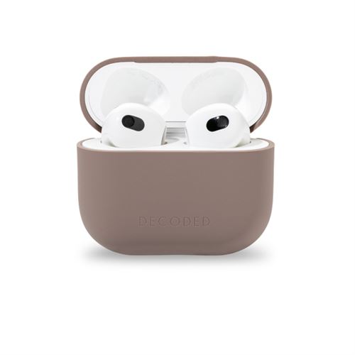 Coque en silicone Decoded pour Airpods 3ème Gén Beige