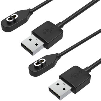 Chargeur Compatible avec AfterShokz Shokz OpenRun OpenComm Aeropex [Lot de 2] Cable USB 1 mètre charge magnétique pour écouteur casque Phonillico® - 1