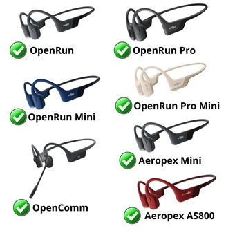 Adaptateur Chargeur Magnétique USB-C Pour Shokz - Pack De 3 - Compatible Aeropex, Openrun Pro, Air, Mini, S803, OpenComm 2/UC