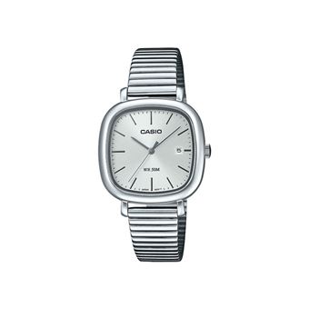 Montre femme Casio Timeless LTP-B166D-7AVEF quartz acier argent - 1