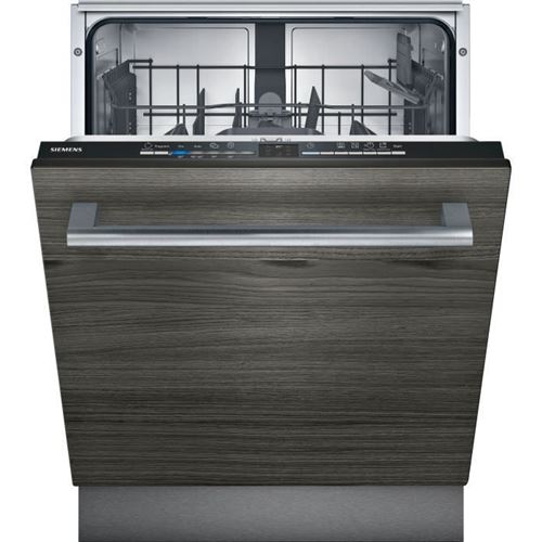 Siemens iQ100 SE61IX12TE - Lave-vaisselle - intégrable - Niche - largeur : 60 cm - profondeur : 55 cm - hauteur : 81.5 cm - noir