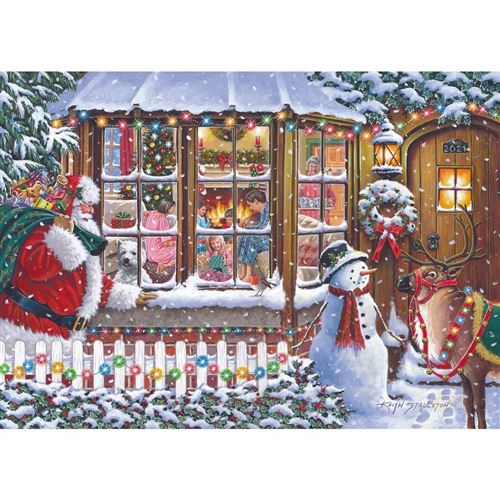 Puzzle 500 pièces XXL : Avec amour du Père Noël The House Of Puzzle