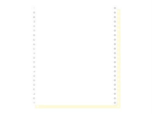 Exacompta - Blanc, jaune - 240 x 279 mm 1000 feuille(s) papier en accordéon 2 couches