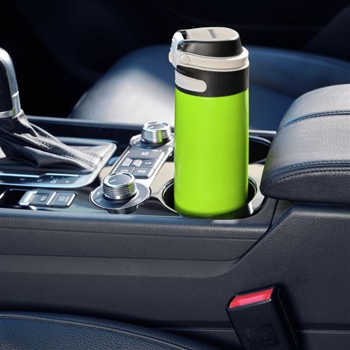 Leifheit Bouteille thermos Flip 600 ml Vert kiwi, tasse thermos,