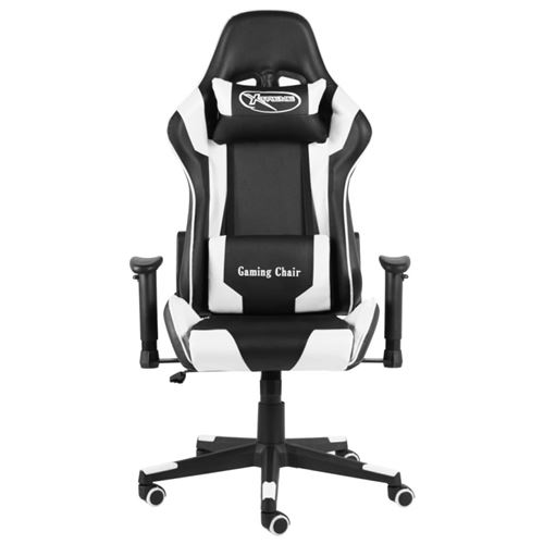Vidaxl chaise de jeu pivotante blanc pvc 20495