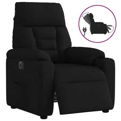Vidaxl Noir Fauteuil Électrique - Tissu - Image 2