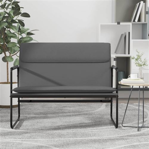 Non Communiqué Gris Vidaxl Banc 100X64x80 Cm Similicuir, Siège De Banc, Banc D'entrée, Banc De Salle À Manger, Chaise De Banc, Bancs D'entrée, Sièges De Salon