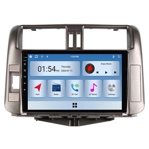 Autoradio RoverOne® Bluetooth CarPlay 2 Din 6Go RAM 128Go ROM pour Toyota Land Cruiser Prado 150 2009-2013