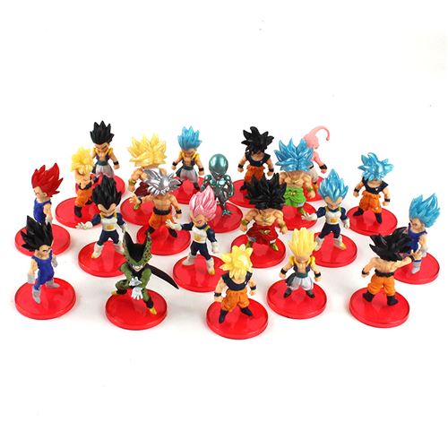 Deux Figurines Dragon Ball Z - Son Goku 23 Cm Et Freezer 18 Cm - PVC