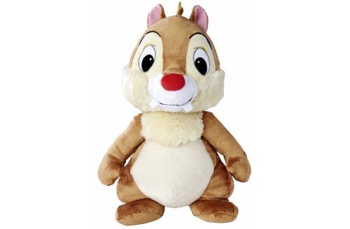 Grande peluche ecureuil tac 55 cm - set doudou xl collection tic et tac + 1 carte offerte - enfant