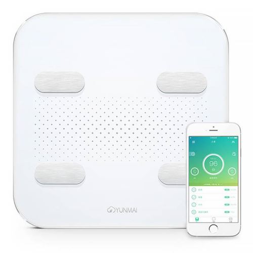 Balance Connectée YUNMAI Color 2 - Impédancemètre - Batterie Intégrée Rechargeable - Indicateurs de Santé