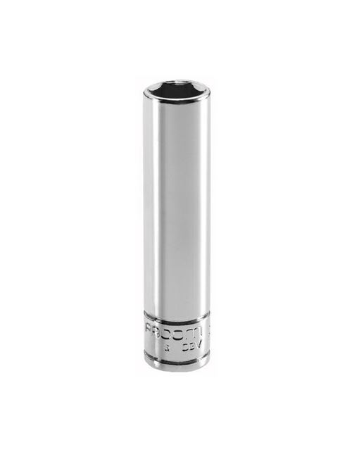 Douille longue FACOM 1/4 12mm - 6 pans