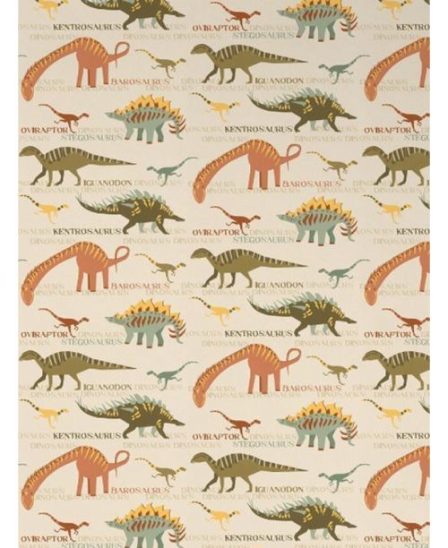 Papier peint de dinosaure vert AS Creation