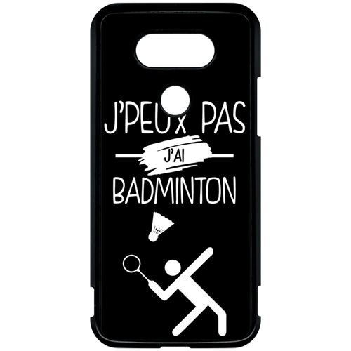 Coque lg g5 j peux pas j ai badminton 2