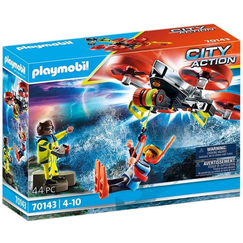 PLAYMOBIL 70143 - City Action Secouriste et drone