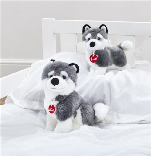 Peluche chien husky hotsell