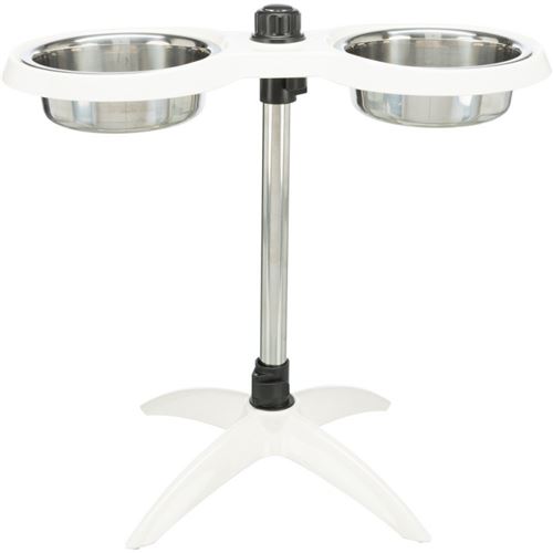 Bar pour chiens, mélamine/acier inoxydable 54 cm