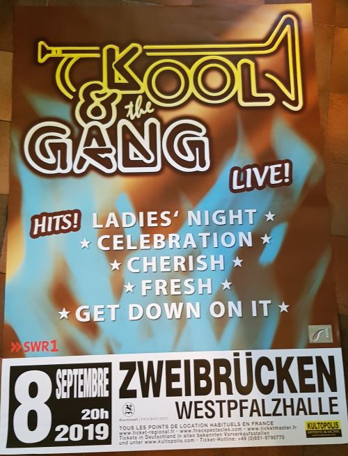 Kool & the Gang - 2019 - AFFICHE