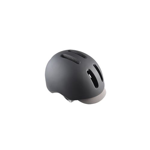 Casque urbain polisport commuter noir/gris mat in mold reglage occipital 58/61 (led integr