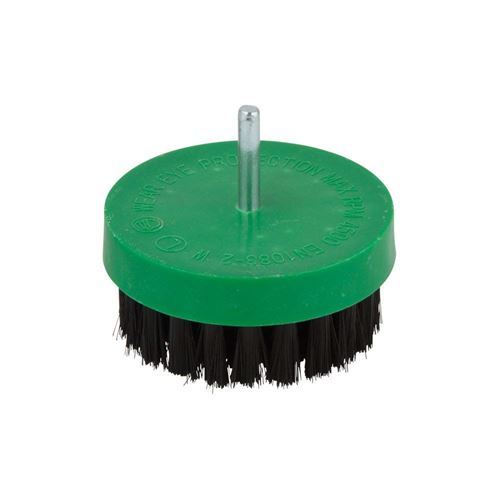 WOLFCRAFT 1 Brosse lustrage - Cuirs et bois -Tige 6 - &Oslash; 80  mm