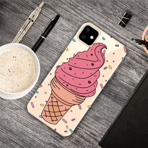 Coque en TPU joli motif d'impression flexi crème glacée pour votre Apple iPhone XR 6.1 pouces (2019)