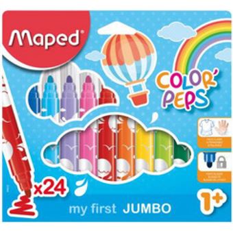 Maped my first Feutre COLOR'PEPS JUMBO, étui carton de 12