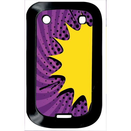 Coque Blackberry Bold 9900 Fond Comics Mauve