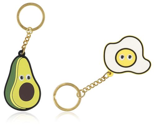 Attitude Clothing Super Squishy Keyrings