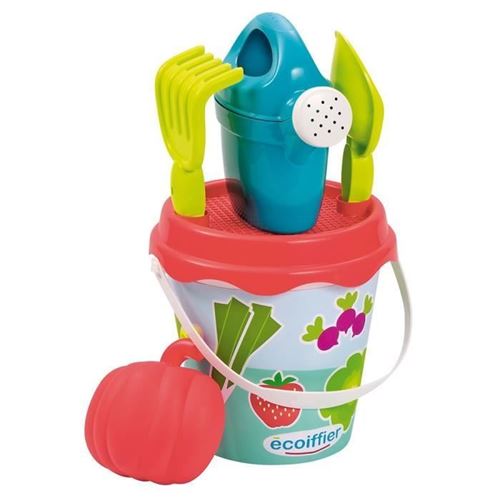 Ecoiffier Na - 4282 - Seau Garni Décor Jardin 17 Cm