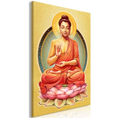 Tableau - Peace of Buddha (1 Part) Vertical .Taille : 80x120